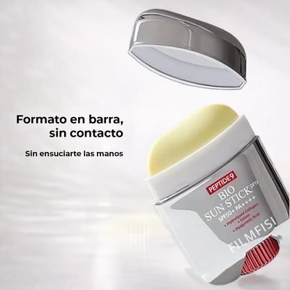 SunStick Pro™ · Protección solar sin grasa, sin brillo… y en segundos.